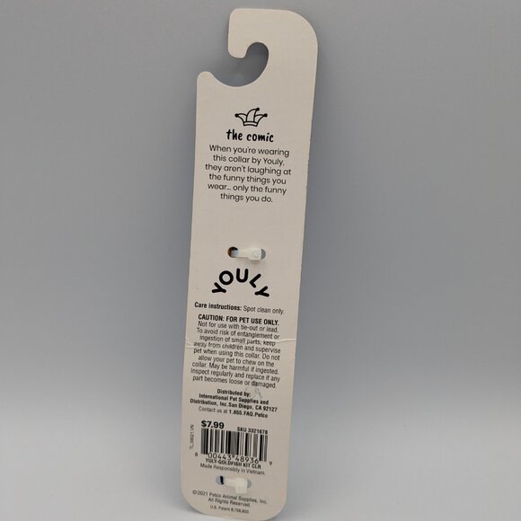 Youly Breakaway Kitten Collar Blue/Orange with Bell, 6"-8", NEW - Picture 5 of 6